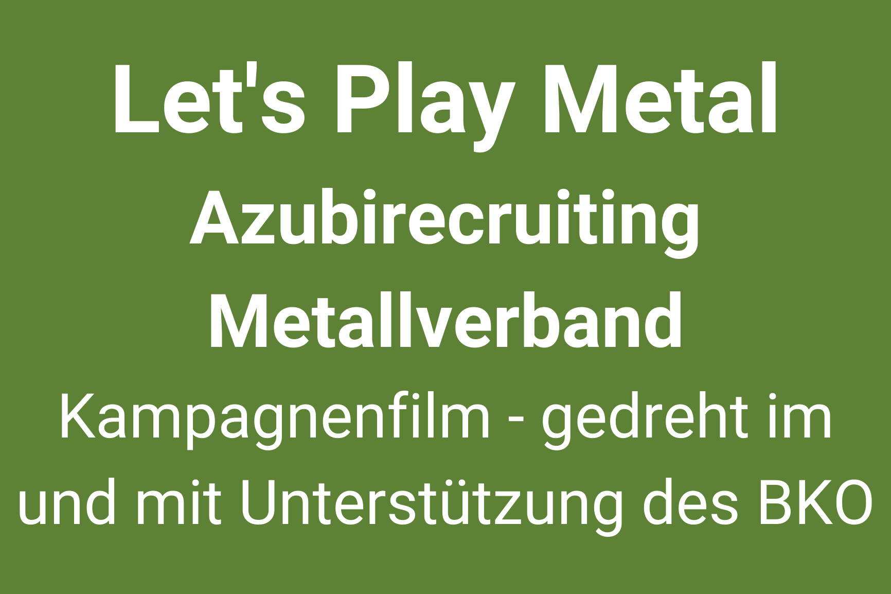 Lets play metal