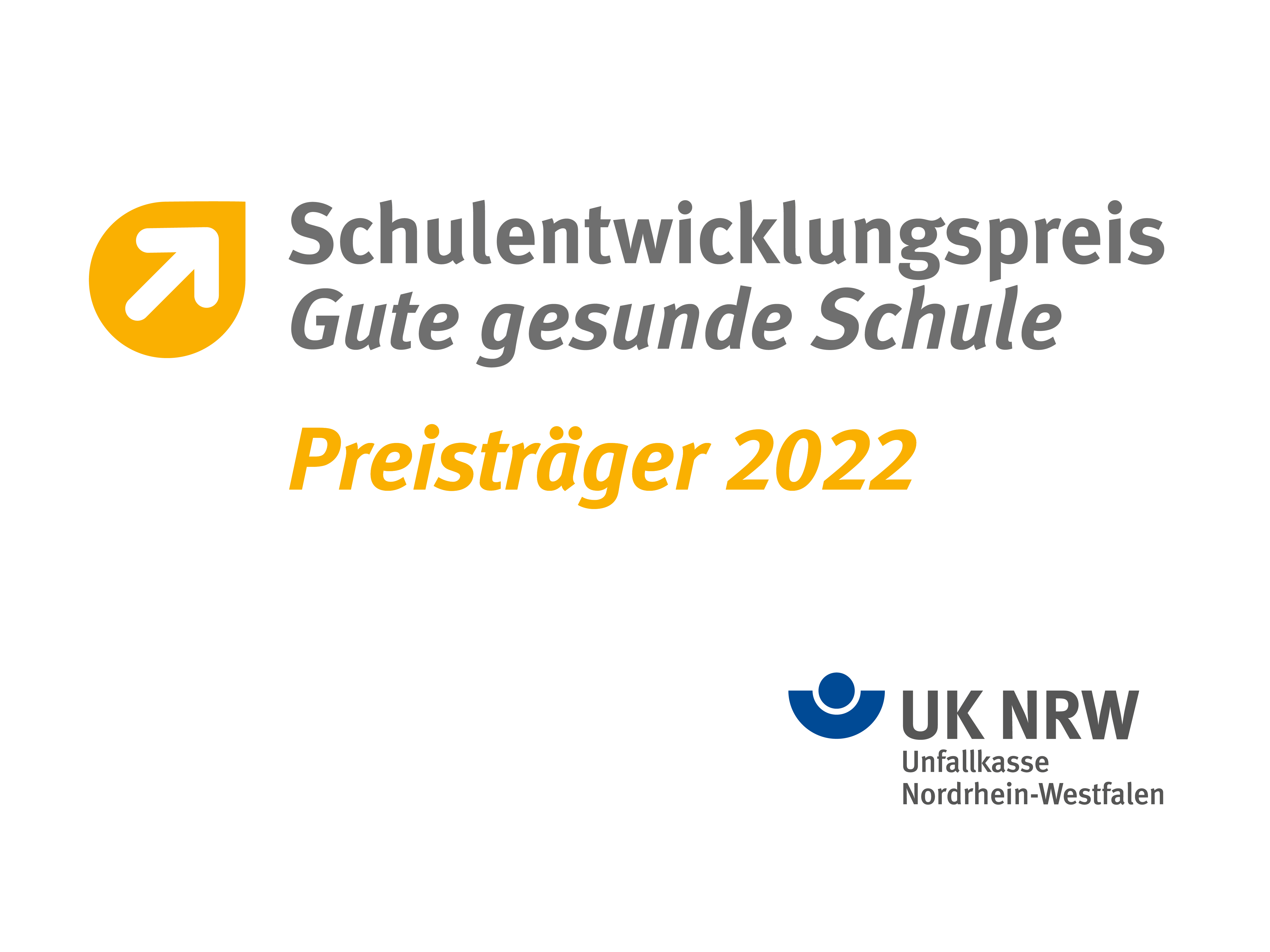 UK NRW Schulentwicklungspreis Logo 2022 Rahmen gross